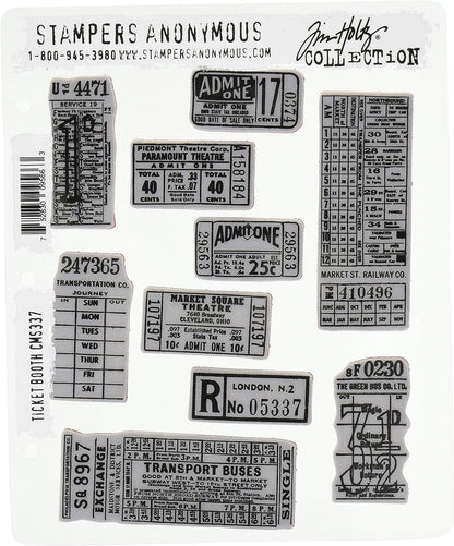 Stampers Anonymous Cling Stamp Tholtz Ticketbooth