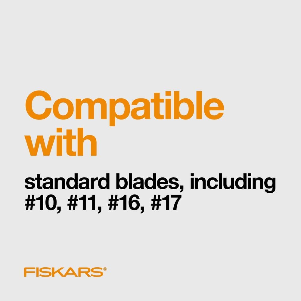 Fiskars 167110-1001 Heavy Duty Die Cast Craft Knife, 8 Inch,Orange, Original Version