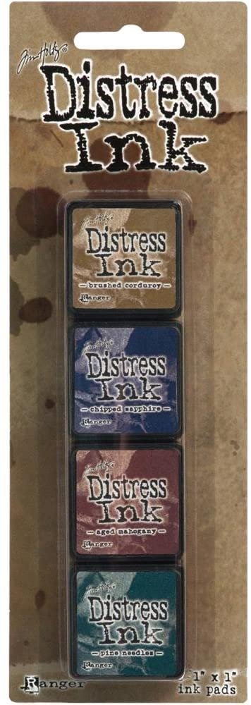 Ranger Tim Holtz Distress Mini Ink Pad Kits - #10, #11 and #12 Bundle