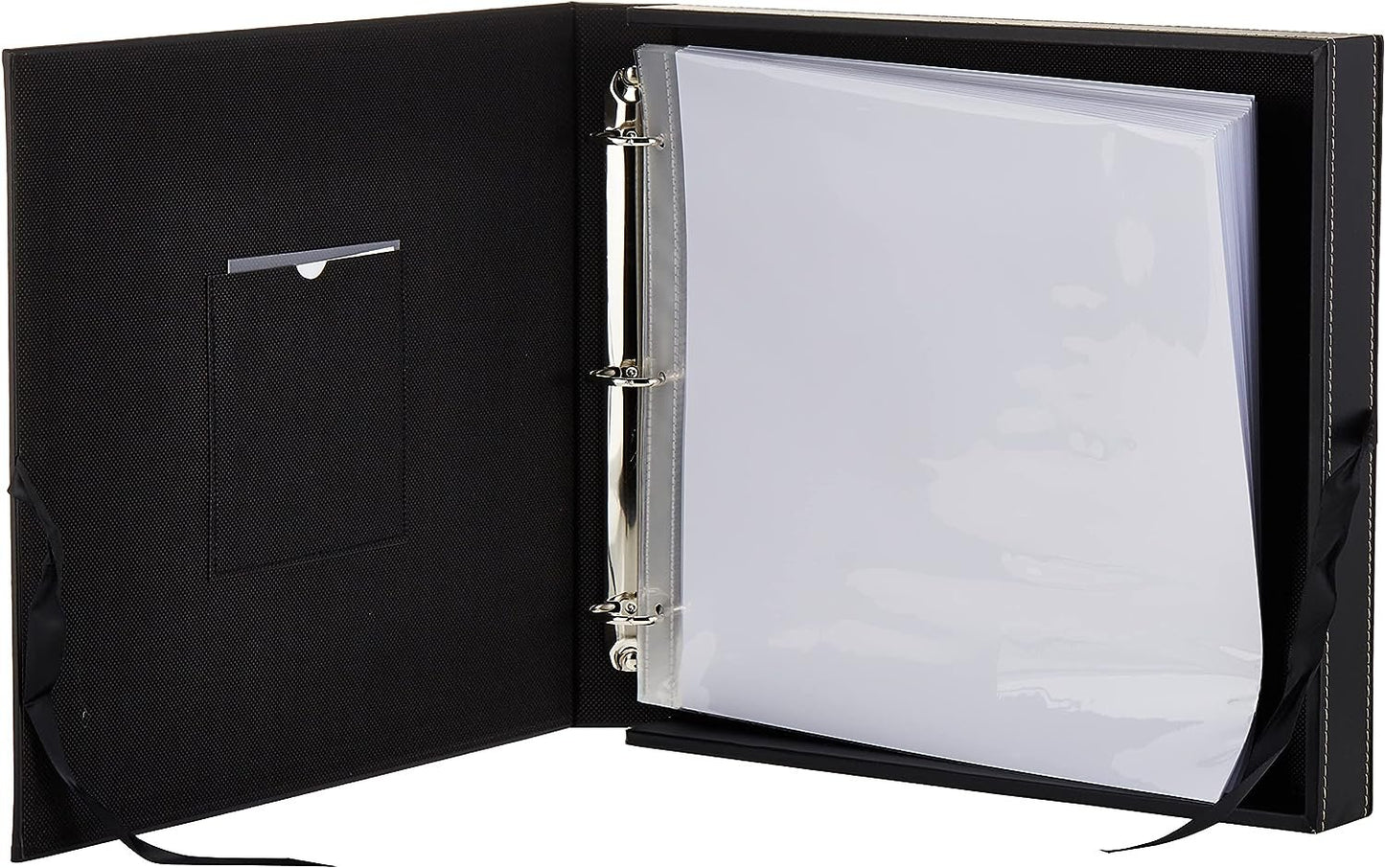 Pioneer Albums Sewn Leatherette D Ring Scrapbook Box 13 inch x 14.5 inch