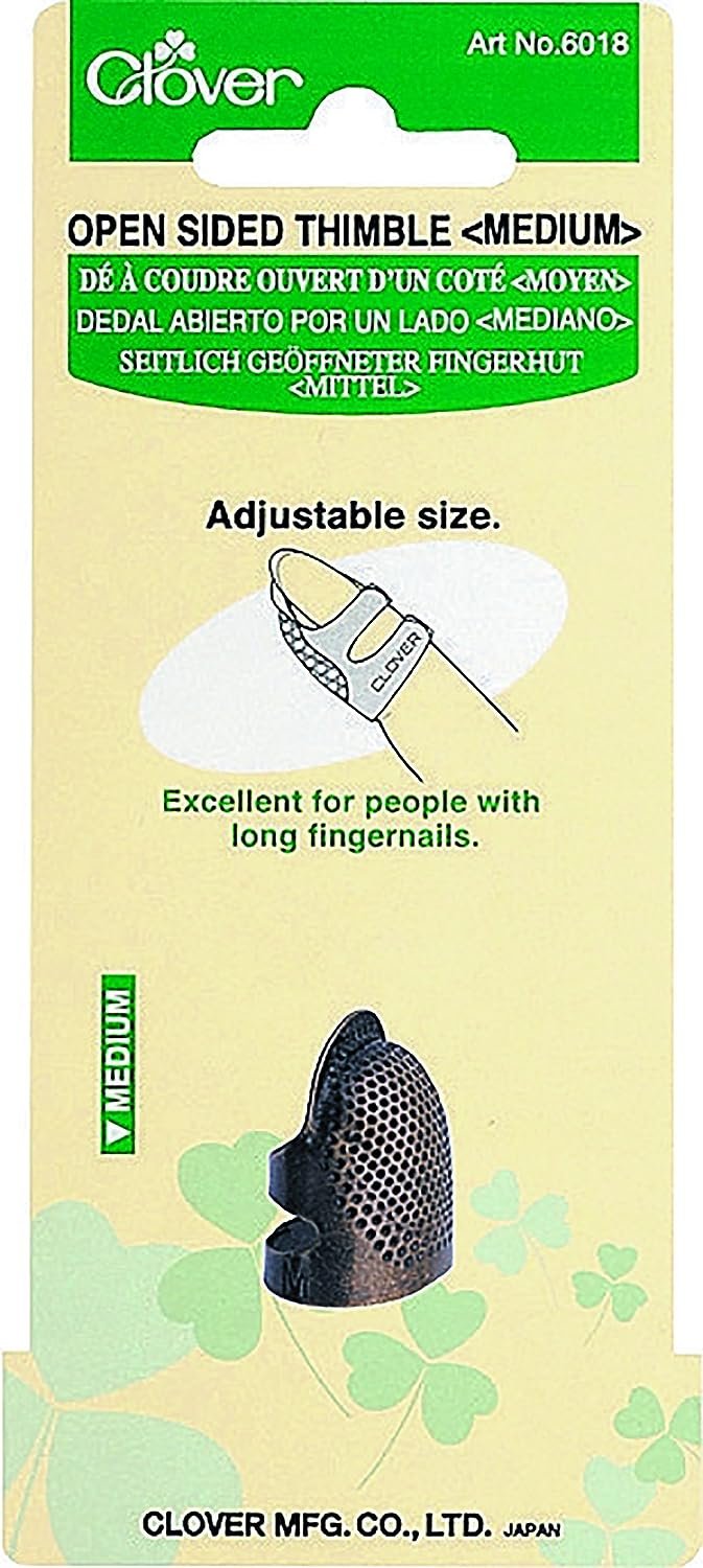 Clover Protect & Grip Thimble, Large, Yellow