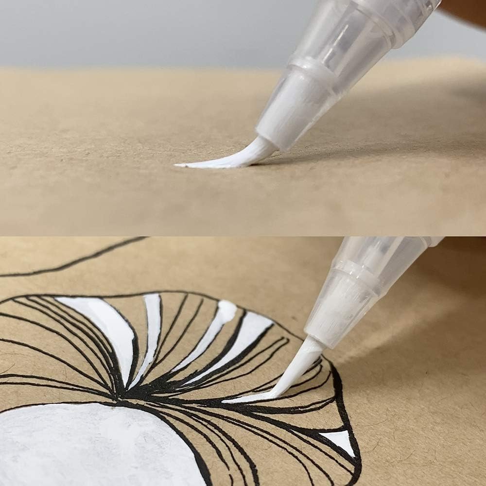 White Brush pen