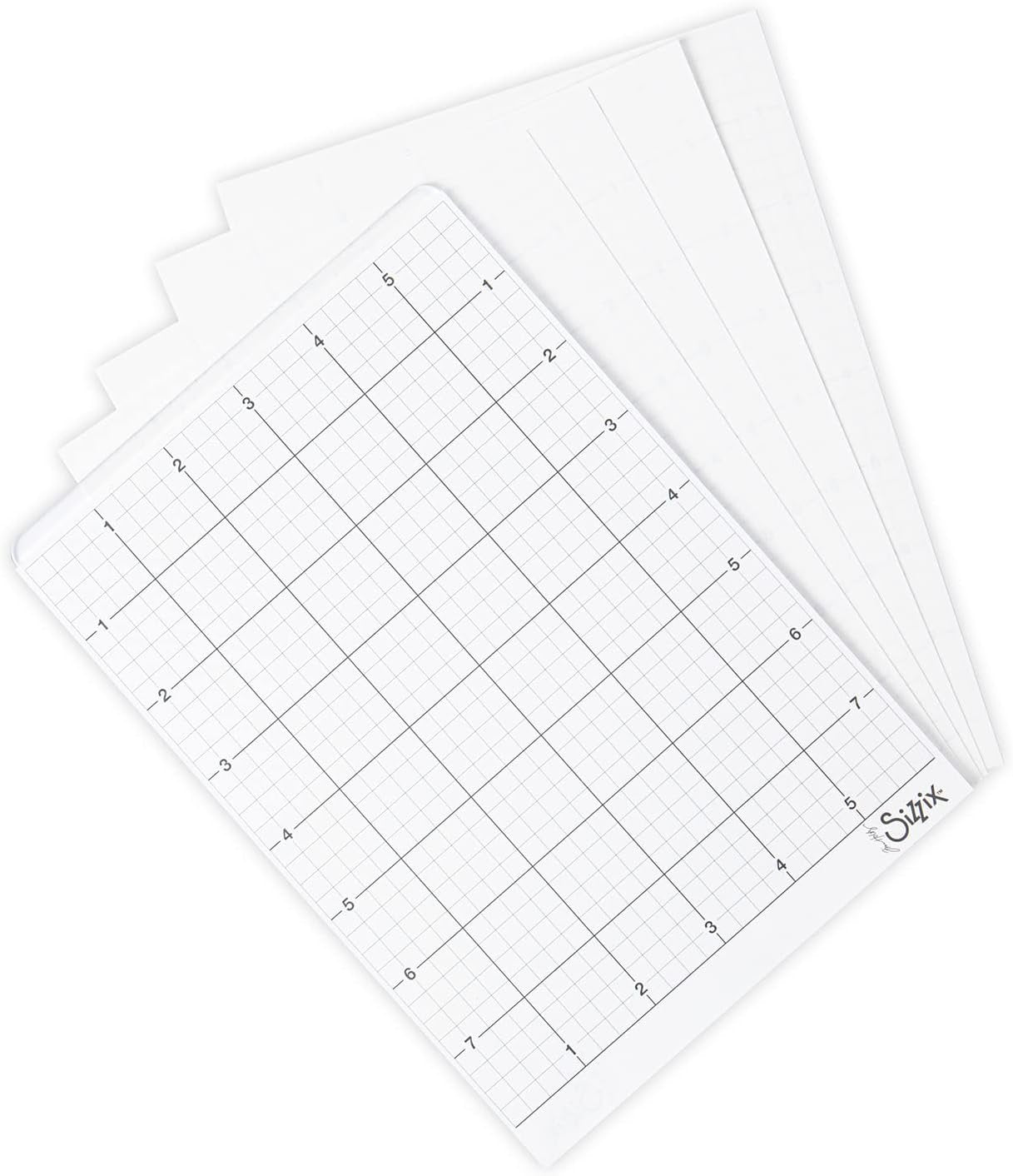Sizzix Accessory Sticky Grid Sheets 6" x 8 1/2" 5PK/Tim Holtz, 664928, 6"x8.5"