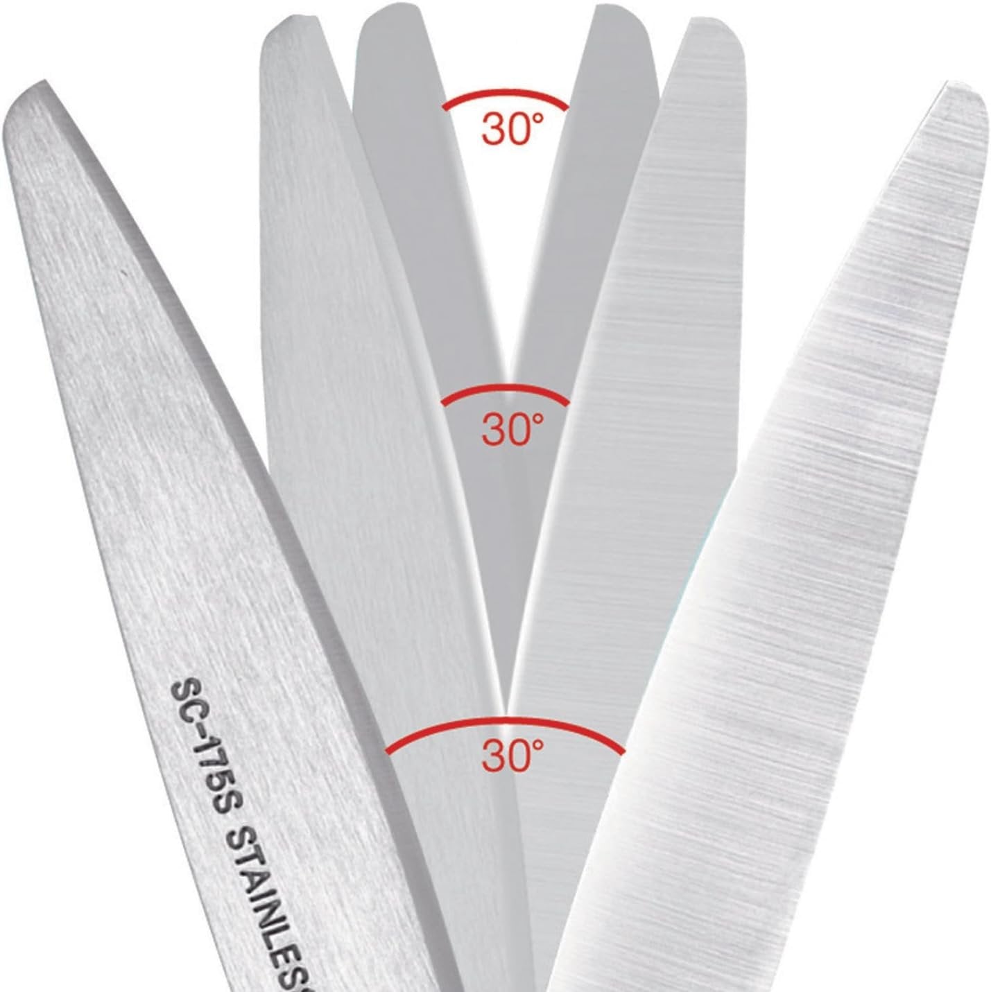 Plus Fit Cut Curve Scissors, Large, Pink (35061)