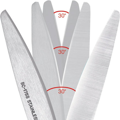 Plus Fit Cut Curve Scissors, Large, Pink (35061)