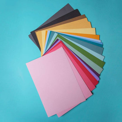 Sizzix Surfacez-Making Essential Cardstock Sheets 60PK (10 Colours Neutrals), Multicolour, 8 1/4" x 11 5/8"