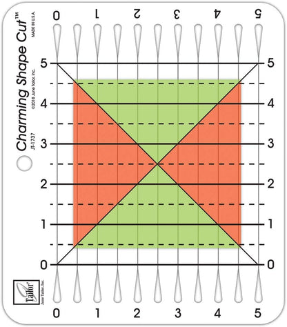 June Tailor Charming Shape Cut Ruler