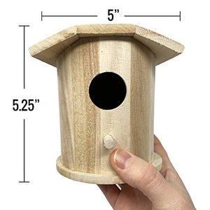 PIXISS Wooden Birdhouse - Choose From 6 Styles