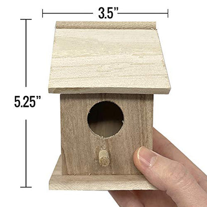 PIXISS Wooden Birdhouse DIY Craft Kit
