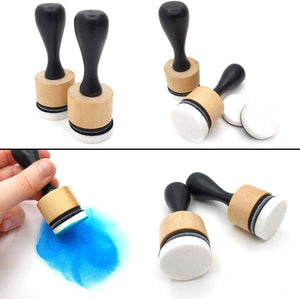 Pixiss Mini Ink Blending Tools - Round (Mini Ink Blending Tool with Added Replacement Foams)