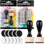 Pixiss Mini Ink Blending Tools - Round (Mini Ink Blending Tool with Added Replacement Foams)