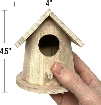 PIXISS Wooden Birdhouse DIY Craft Kit