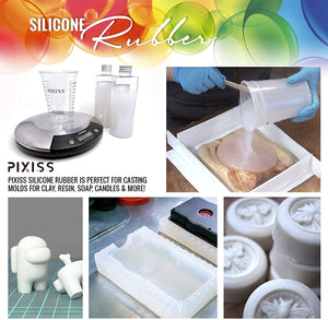PIXISS Liquid Silicone Rubber for Mold Making 7 oz Kit