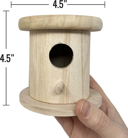 PIXISS Wooden Birdhouse DIY Craft Kit