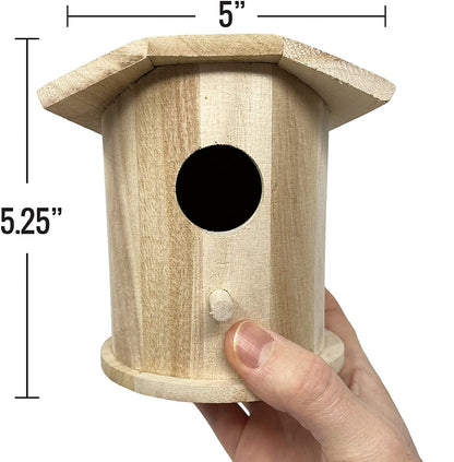 PIXISS Wooden Birdhouse DIY Craft Kit