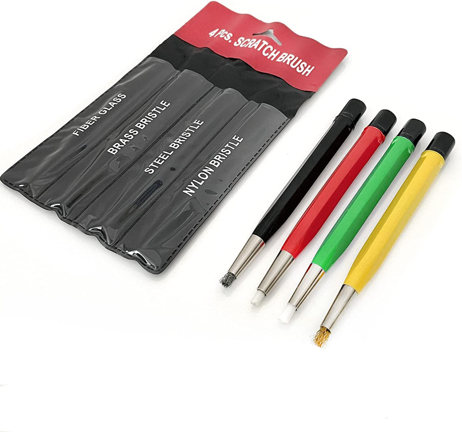 PIXISS Scratch Brush Pen Set With Replacement Tips - 8PC
