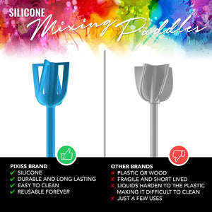 PIXISS Multi-Purpose Mixing Paddles Silicone