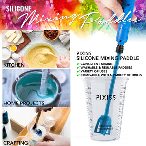 PIXISS Multi-Purpose Mixing Paddles Silicone