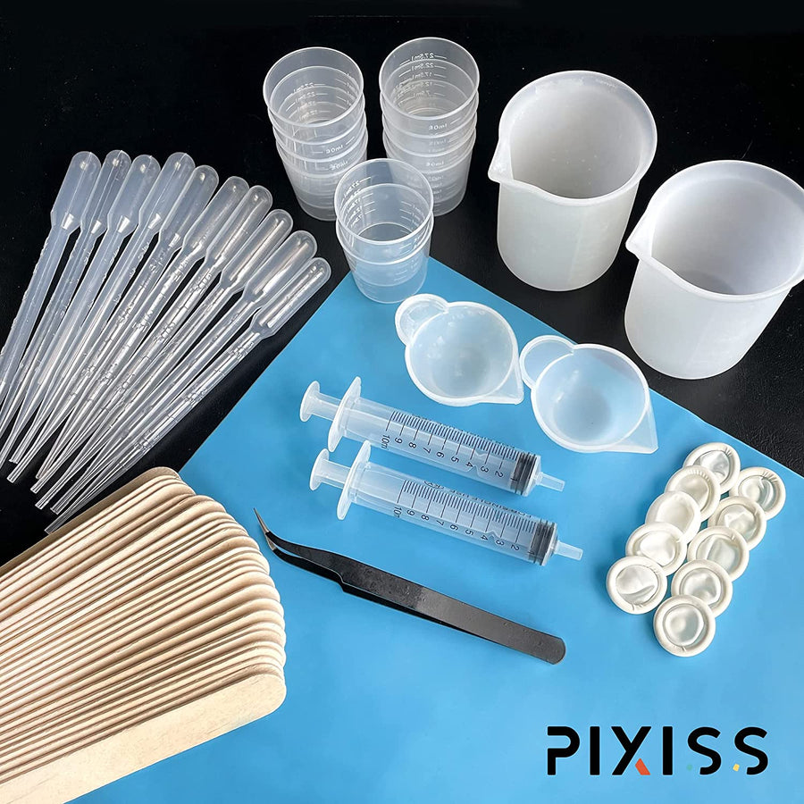 PIXISS Diamond Resin Starter Kit - 17oz. Epoxy Resin & Accessories