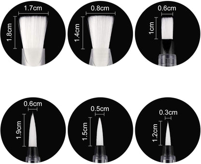 PIXISS Refillable Blending Brushes Set of 6