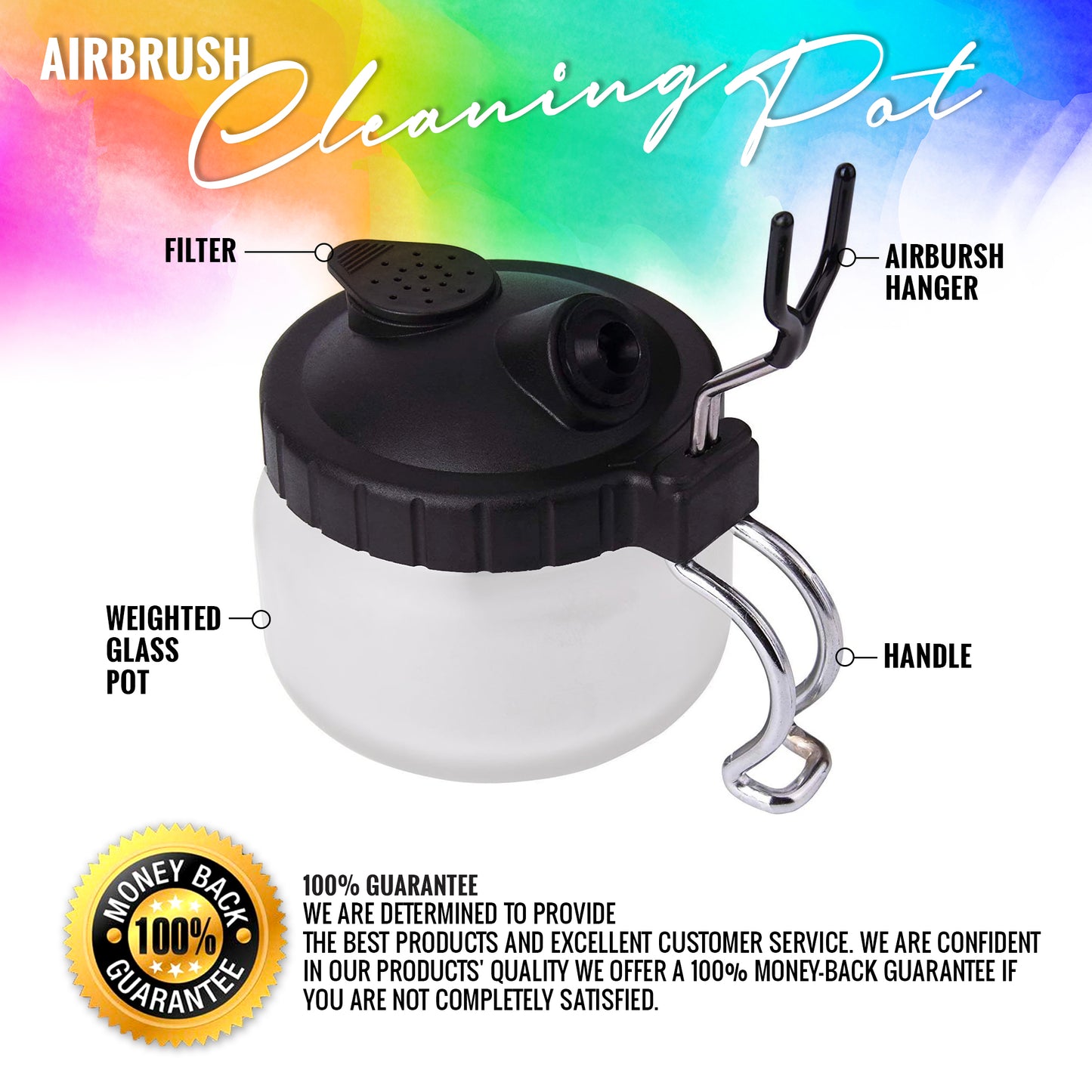 PIXISS Airbrush Pot Cleaning Kit