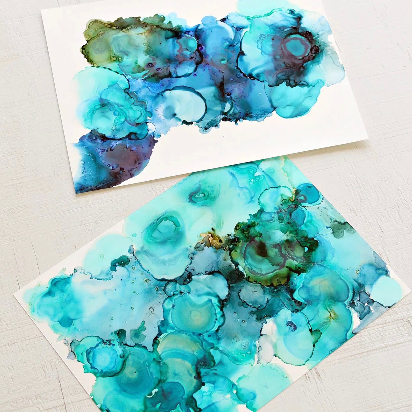 PIXISS Alcohol Ink Set of 5 - Brilliant Blues Hues