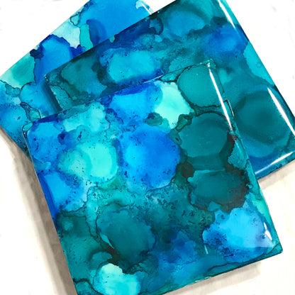 PIXISS Alcohol Ink Set of 5 - Brilliant Blues Hues