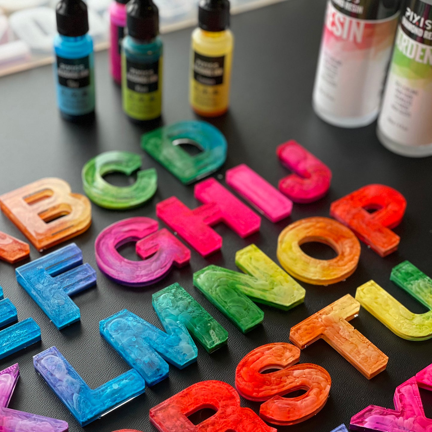 PIXISS Silicone Alphabet and Number Mold