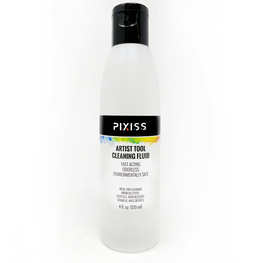 Pixiss Paint Brush Cleaner and Restorer, 4 Ounce Bottle - Small Paint