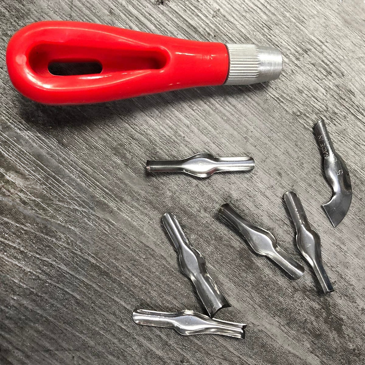 PIXISS Lino Cutter with 6 Cutting Blades