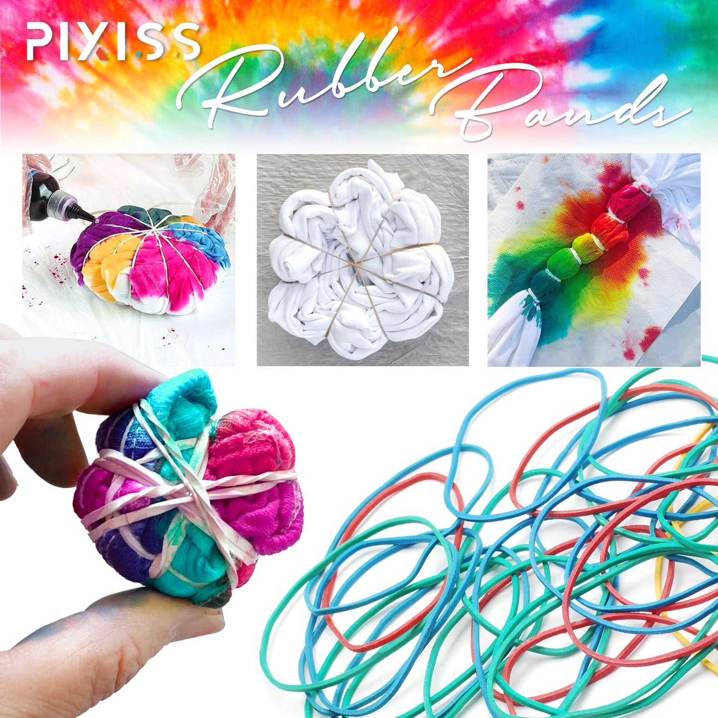 PIXISS 1oz. Rubber Band Pack - Various Sizes