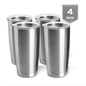 PIXISS 20oz. Stainless Steel Beverage Tumblers