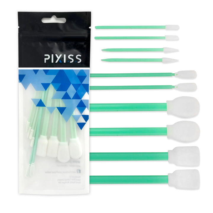 Pixiss Assorted Acrylic Paint Brushes - 10pc