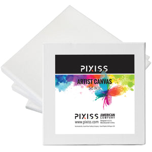 PIXISS 5"x5" Artist Canvas