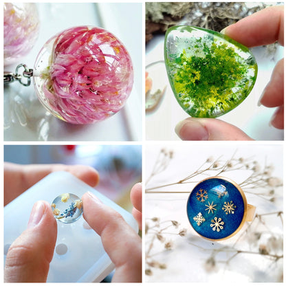 PIXISS UV Resin, Resin Tape & UV Mini Light with FREE Accessories Kit