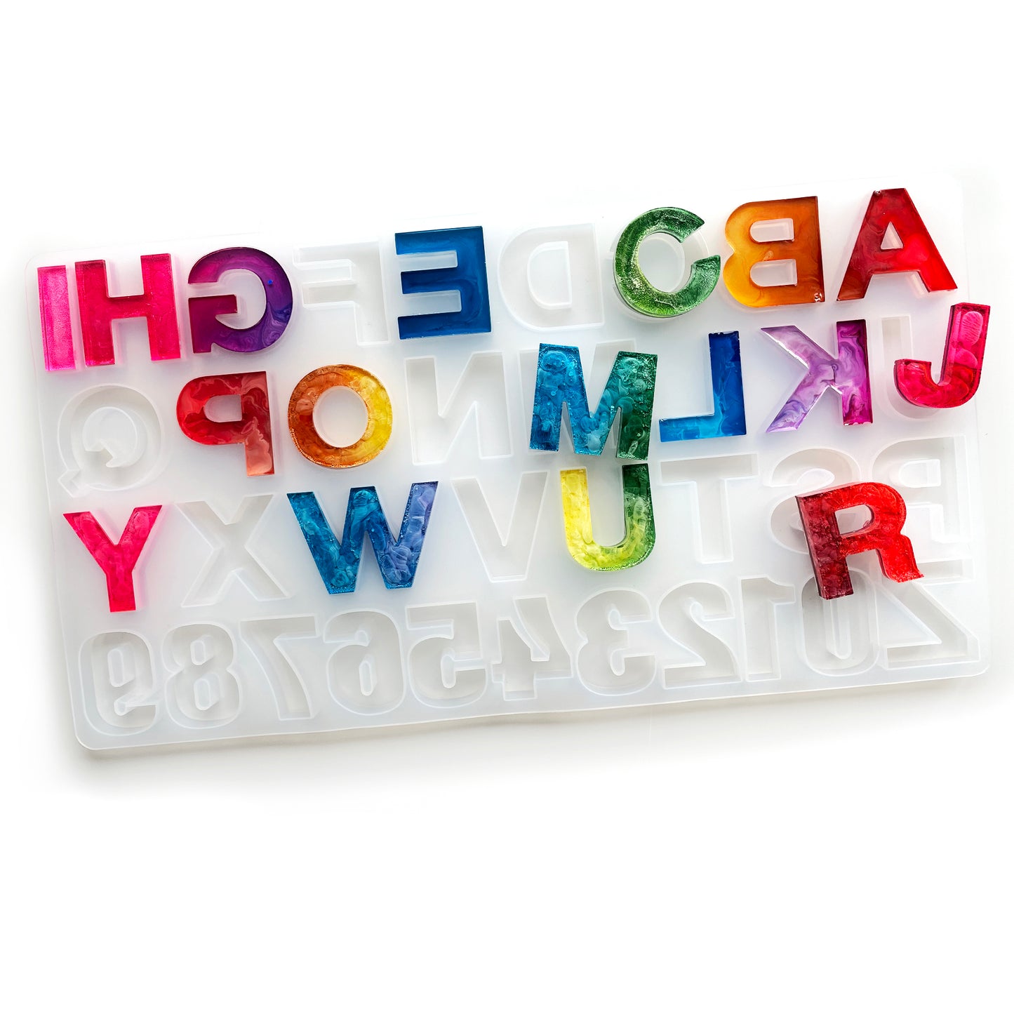 PIXISS Silicone Alphabet and Number Mold