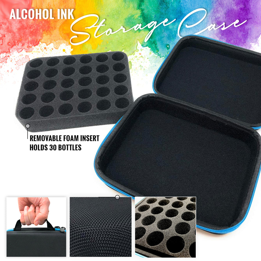 PIXISS Alcohol Ink Storage Case - For Round Bottles