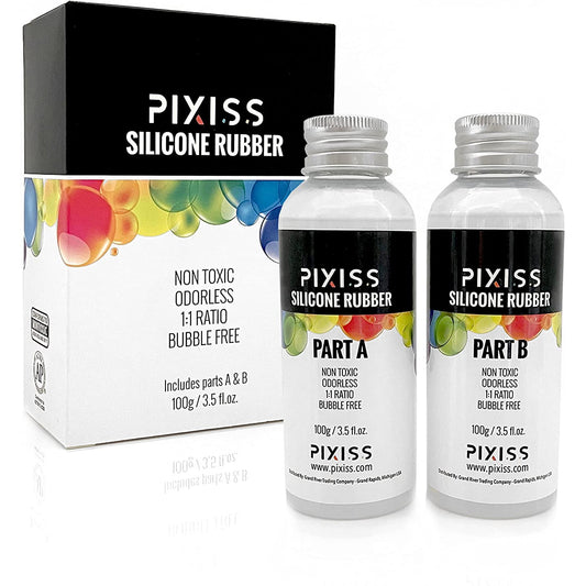 PIXISS Liquid Silicone Rubber for Mold Making 7 oz Kit