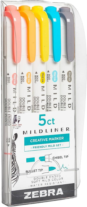 Zebra Pen Mildliner Double Ended Highlighter Set