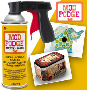 Mod Podge Spray Acrylic Sealer Matte 2-Pack, Clear Coating Matte Paint Sealer Spray, Spray Can Sprayer Handle G