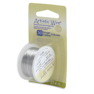 Artistic Wire 30 Gauge Stainless Steel Craft Jewelry Wrapping Wire Wire, 30 yd