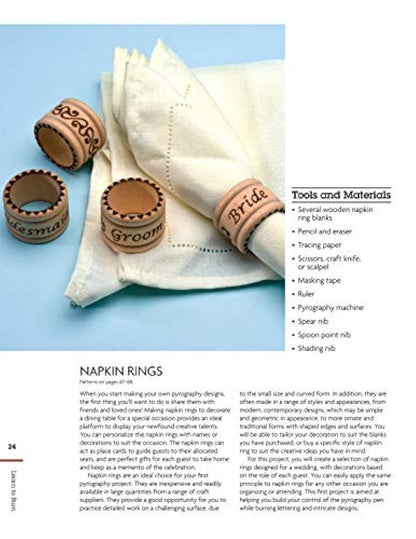 Learn to Burn: A Step-by-Step Guide to Getting Started in Pyrography (Fox Chapel Publishing) Easily Create Beautiful Art & Gifts with 14 Step-by-Step Projects, How-to Photos, and 50 Bonus Patterns