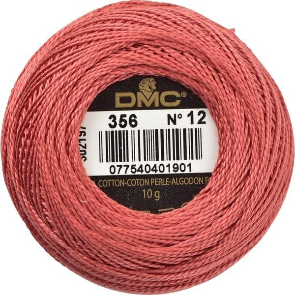 DMC 116 12-356 Pearl Cotton Thread Balls, Medium Terra Cotta, Size 12