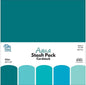 Paper Accents 40pc Stash Pack 12x12 Aqua