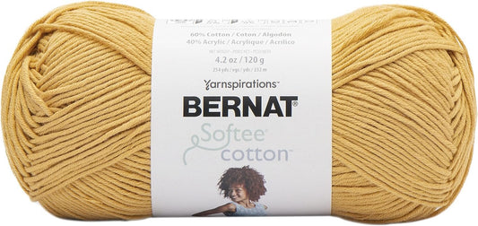 Bernat Softee Cotton Yarn, Golden