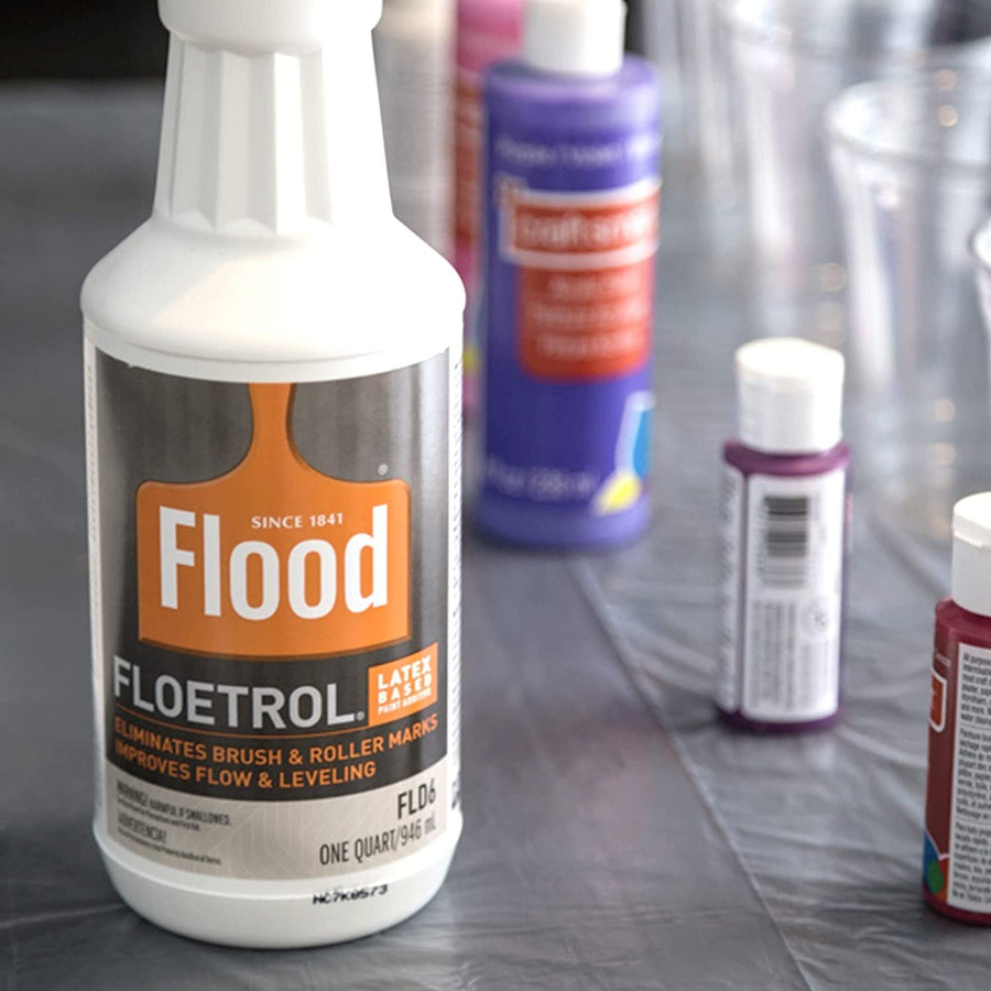 Floetrol Pouring Medium for Acrylic Paint | Flood Flotrol Additive | Pixiss Acrylic Pouring Oil for Creating Cells Perfect Flow 100% Pure High Grade Silicone (100ml/3.3-Ounce)