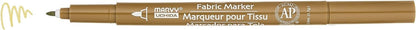 Uchida 522-C-27 Marvy Fine Point Fabric Marker, Khaki
