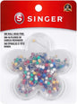 SINGER 40161 Ball Head Straight Pins in Flower Case, Size 17, 360-Count