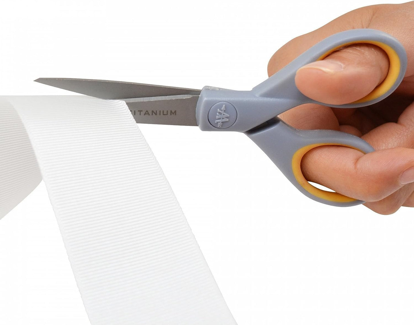 Westcott Pointed Titanium Bonded Scissors with Soft Grip Handles