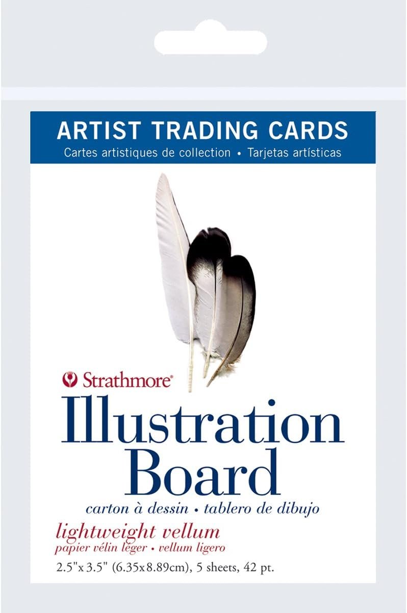 Strathmore (105-904 400 Series Watercolor Artist Trading Cards, Cold Press Surface, 10 Sheets